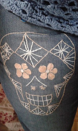 Tattoo op je jeans